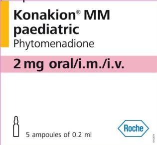 Konakion MM Pédiatrique°